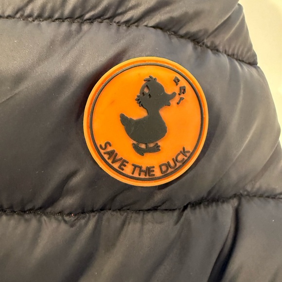 Black save the duck kids jacket - Picture 2 of 6